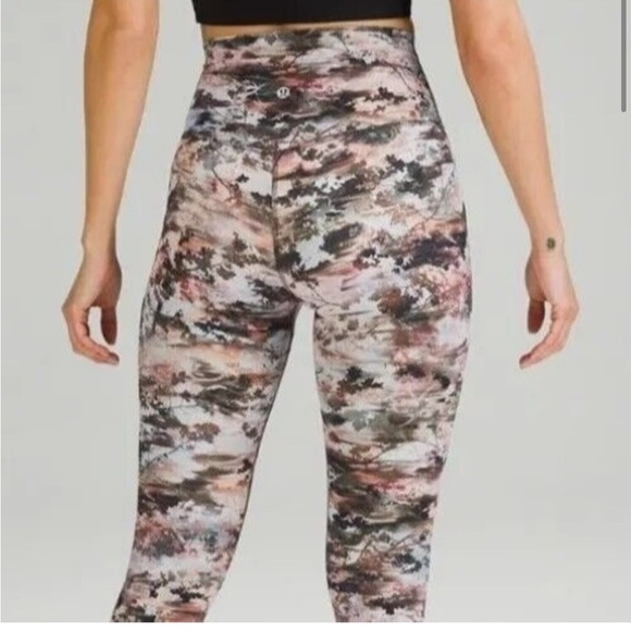 • Lululemon • Women’s Align High-Rise Pant 28" Future Utopia Multi Brown 2 - Picture 2 of 4